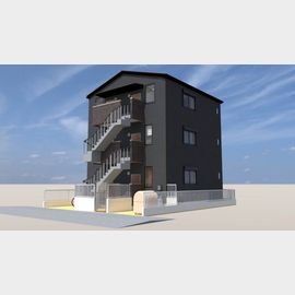 鶴間駅より徒歩4分 新築 3階建の賃貸物件