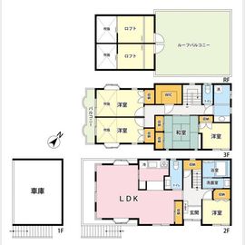 中目黒駅より徒歩8分 築33年2ヶ月 3階建の賃貸物件