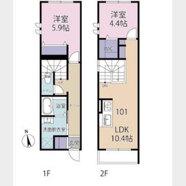 学芸大学駅より徒歩9分 1階 新築の賃貸物件