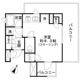 目黒駅より徒歩9分 2階 築21年1ヶ月の賃貸物件
