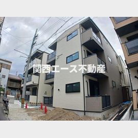 若江岩田駅より徒歩7分 新築 3階建の賃貸物件