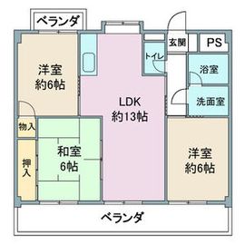 徳重駅より徒歩19分 築25年4ヶ月 3階建の賃貸物件