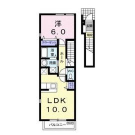 メゾンパレエ 2階 築21年2ヶ月の賃貸物件