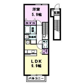 カルムメゾン 2階 築21年9ヶ月の賃貸物件