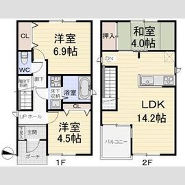 味美駅より徒歩18分 築12年10ヶ月の賃貸物件