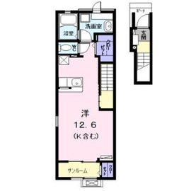 エーデルハイム 2階 築5年6ヶ月の賃貸物件