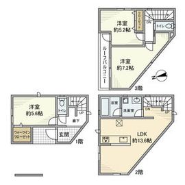 栄生駅より徒歩5分 築1年8ヶ月 3階建の賃貸物件