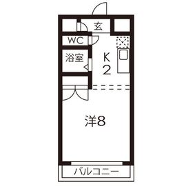 今池駅より徒歩10分 2階 築32年の賃貸物件